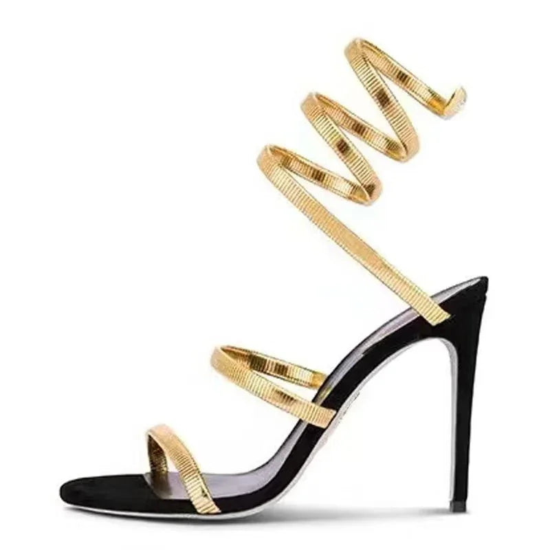 Open toe ankle strap sandal, alternate colourway