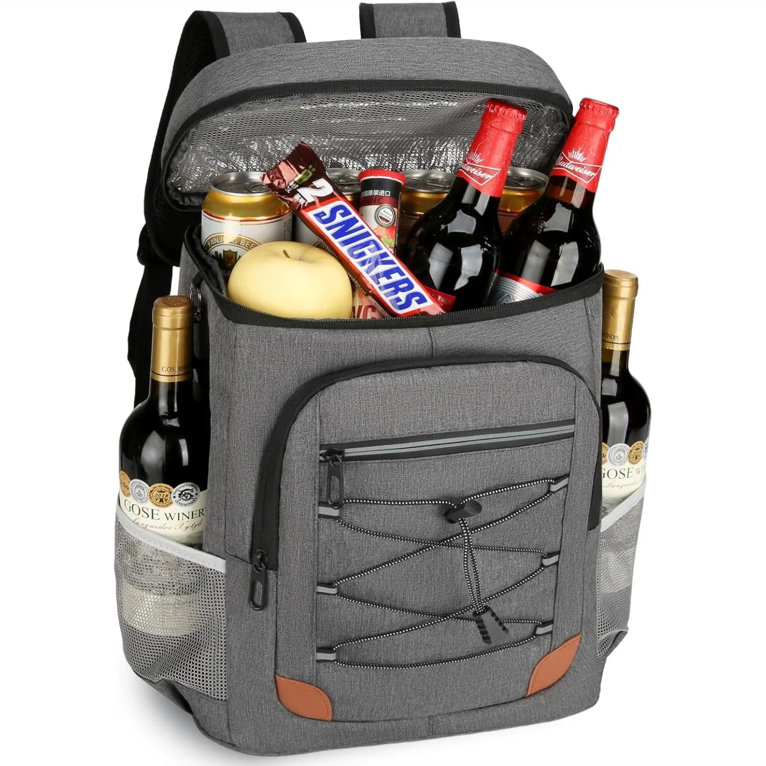 Backpack cooler bag, front view