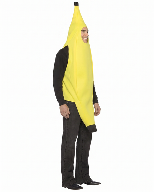 Banana full-body costume side profile view