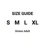 Monster onesie size guide, unisex adult S through XL