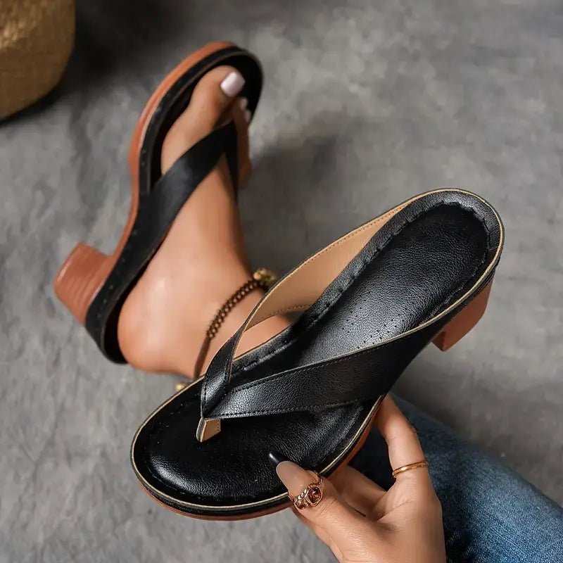Block heel sandals, alternate view
