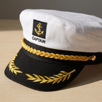 Admiral captain hat for yacht-club and sailor costumes