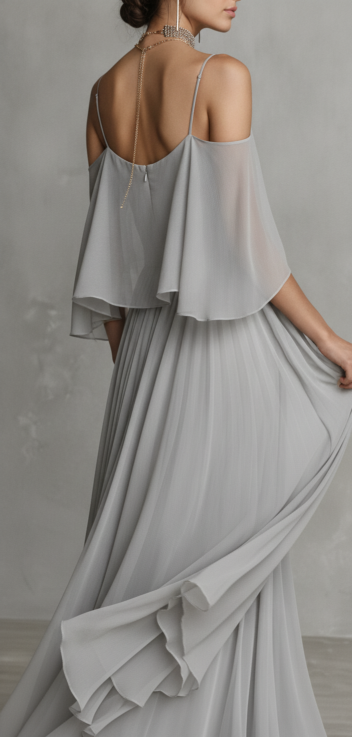 Chiffon co ord outfit styled for a party