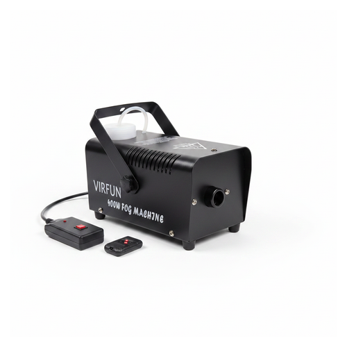400W Halloween fog machine with remote on a white background