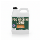 Fog machine liquid 32 oz bottle of water-based fog juice on a white background