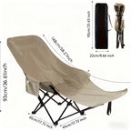 Beach chair frame and seat fabric detail