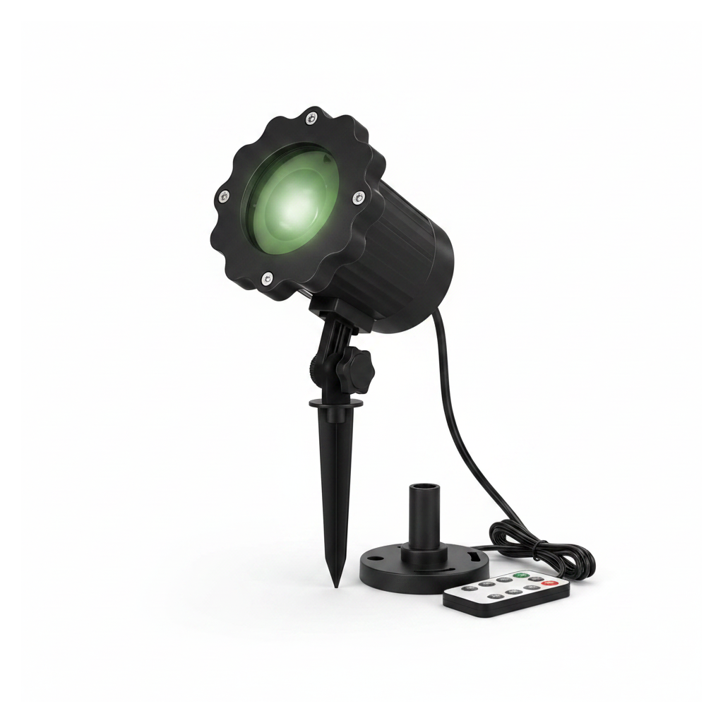 3D ghost Halloween projector on a white background