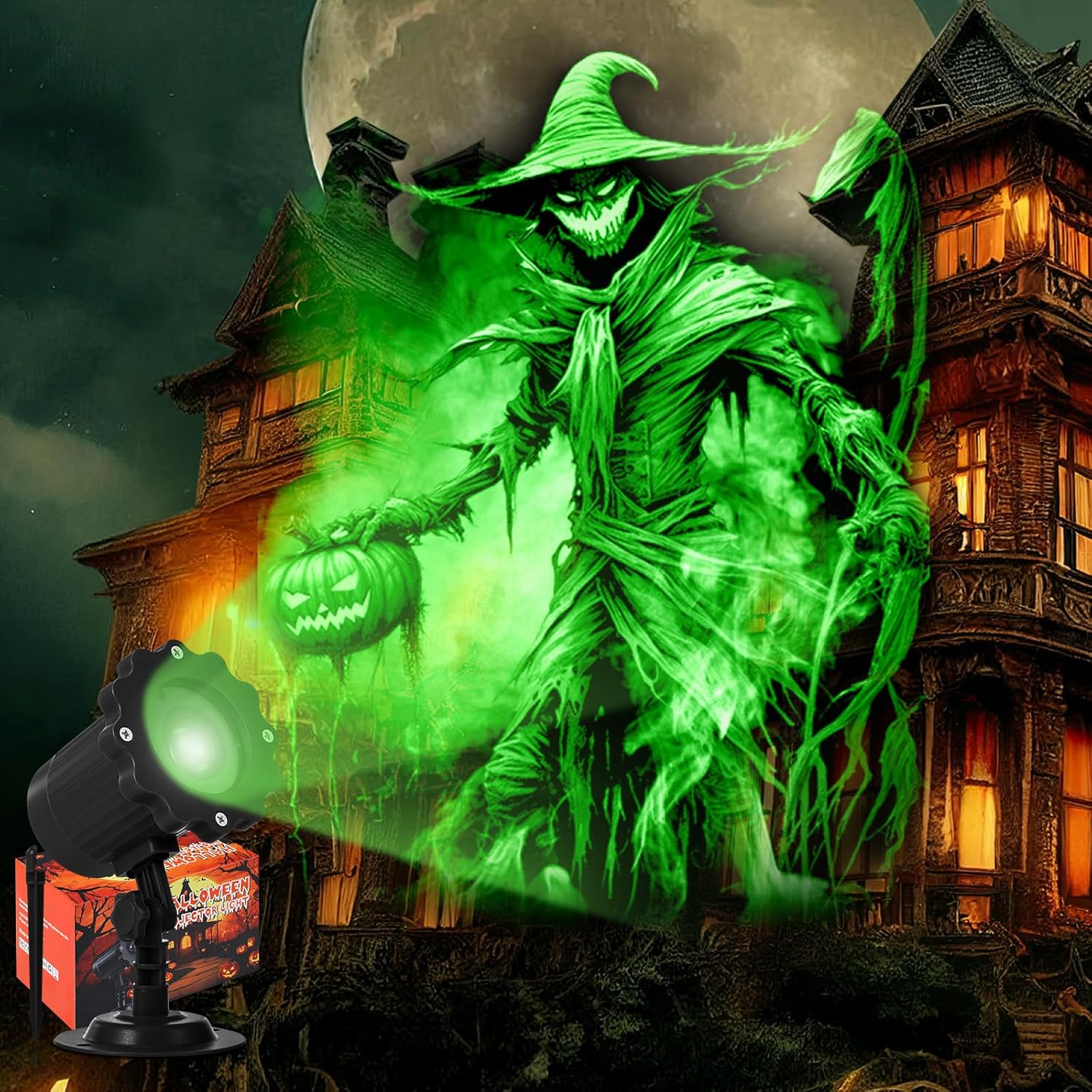 Scary Scarecrow projector design option