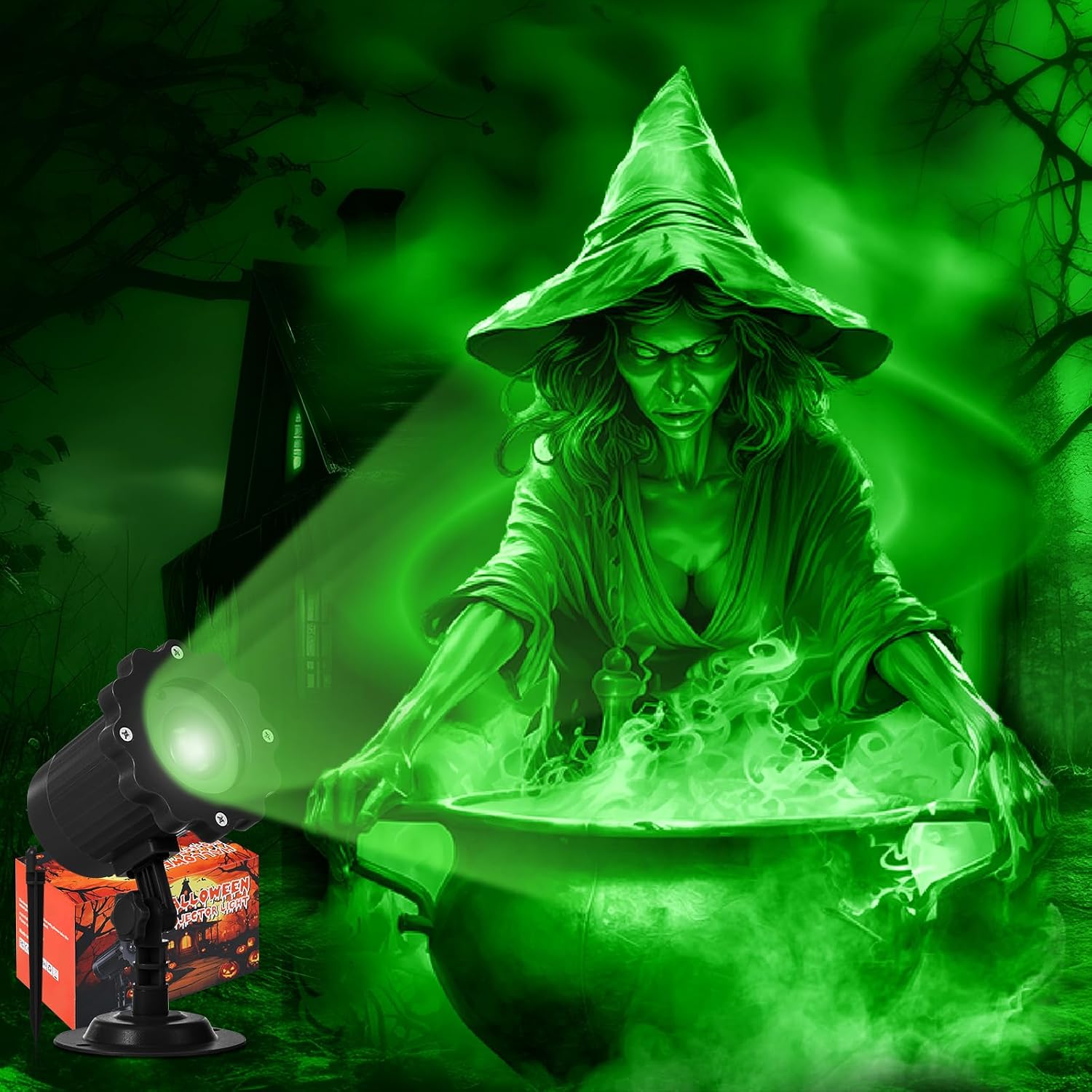 Witches and Cauldron projector design option