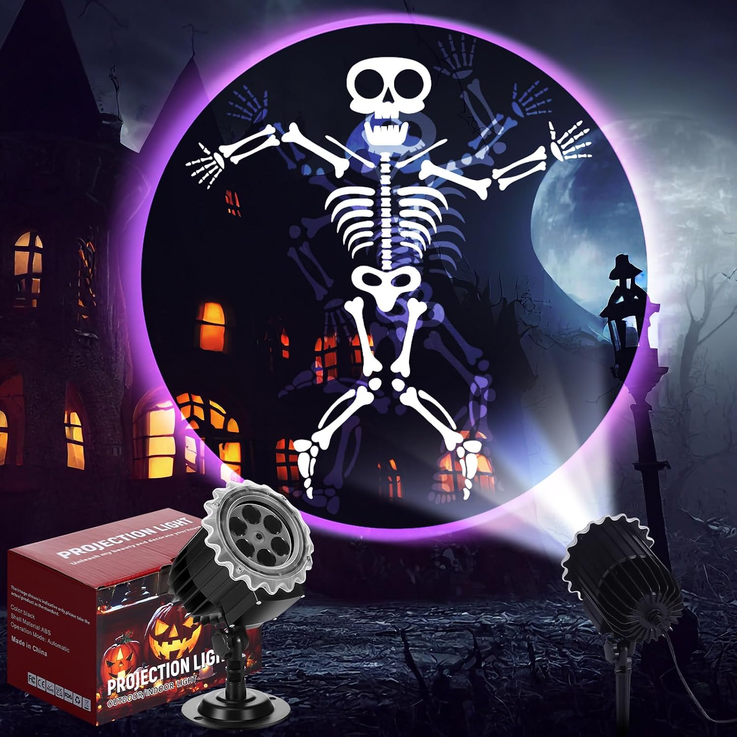 Dance Skeleton projector design option