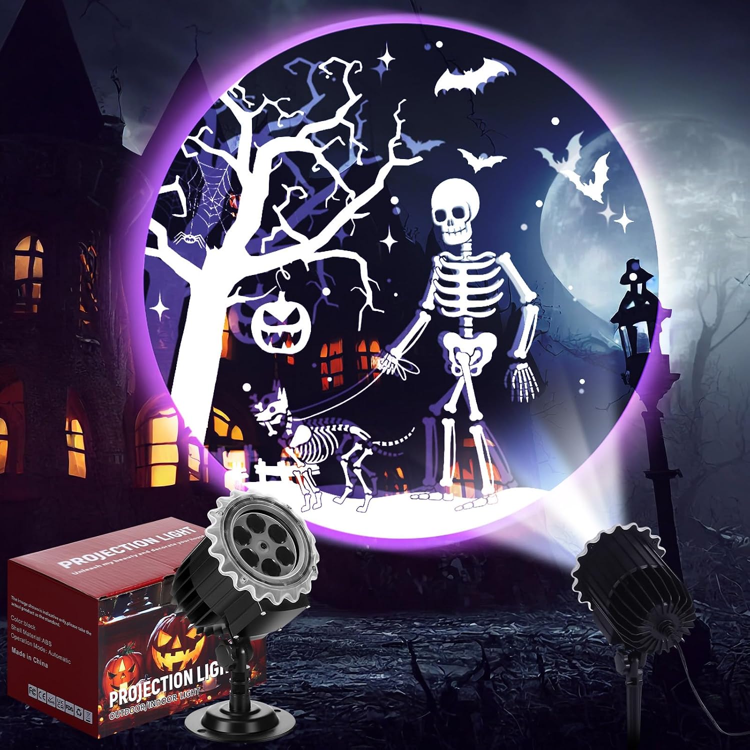 Skeletons and Dogs projector design option