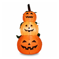 4 ft inflatable stacked pumpkin tower on a white background
