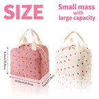 Insulated lunch bag, side view