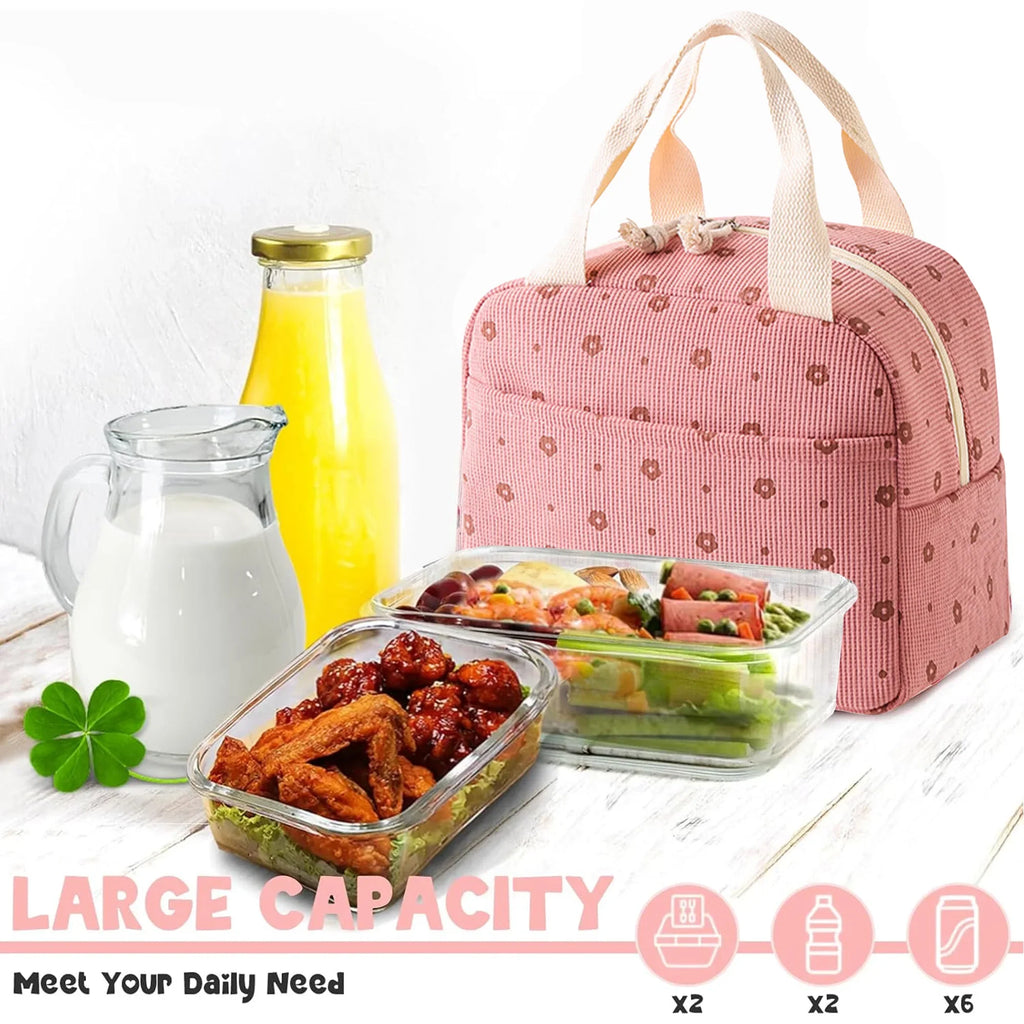 Insulated lunch bag, open interior