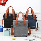 Insulated lunch tote bag