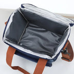 Side view of the insulated lunch tote