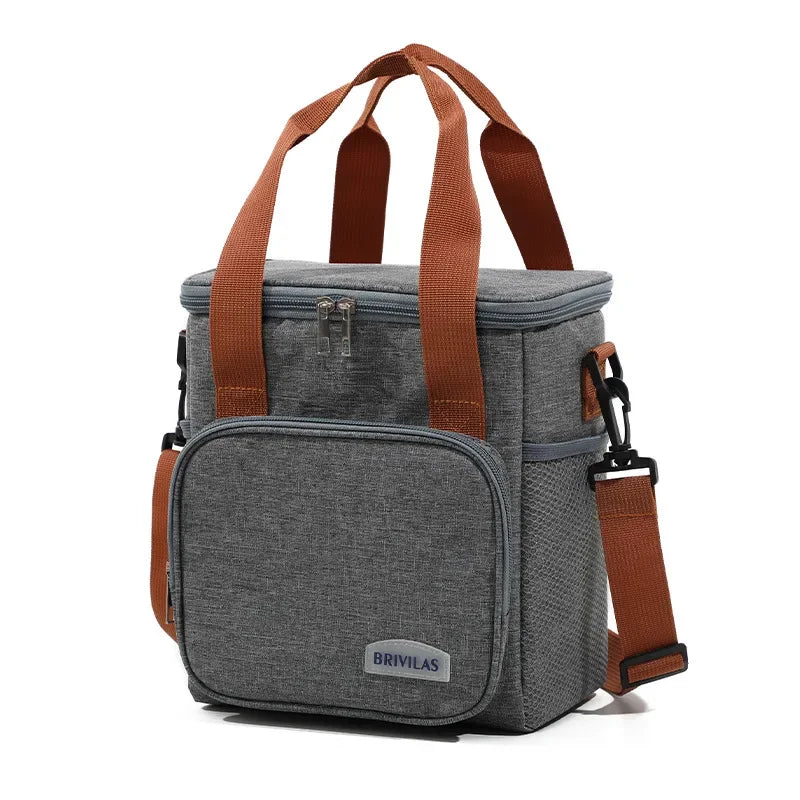 Insulated lunch tote, design A