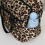 Lunch bag packed with food containers