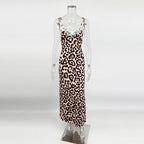 Lace V-neck patchwork maxi dress in the BW colourway