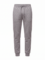 Grey sweatpants product shot on white background
