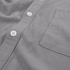 Men's linen two-piece summer set, styled view
