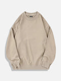 Men's oversized hoodie in beige, front view