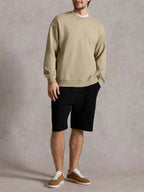 Men's oversized hoodie, back view