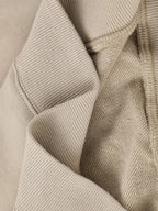 Men's pullover hoodie, ribbed cuff detail