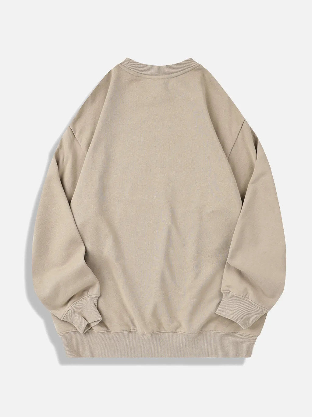 Men's relaxed pullover hoodie styled with jeans