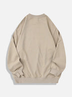 Men's relaxed pullover hoodie styled with jeans
