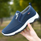 Men's knit slip-on sneaker, knit upper detail