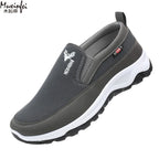 Men's knit slip-on sneaker, back view