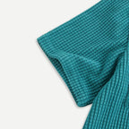 Men's waffle knit shirt, styled casual view