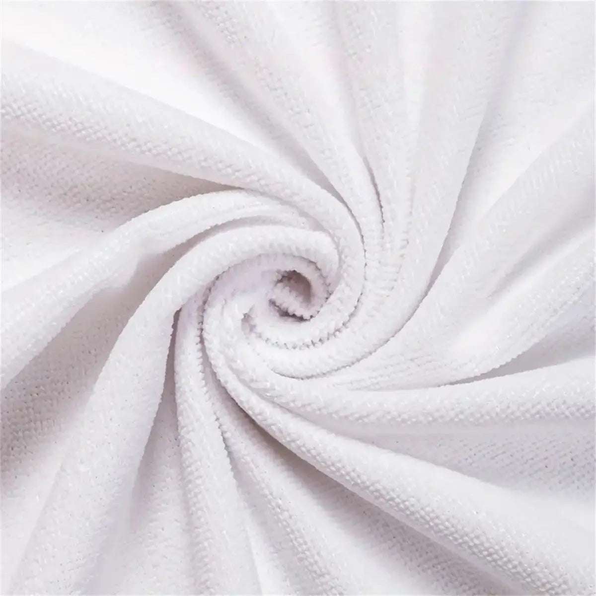 Microfiber beach towel spread out on the sand