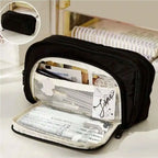Multi-layer pencil case, front view