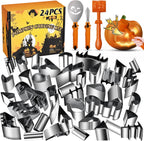 13-piece pumpkin carving kit with hammer set