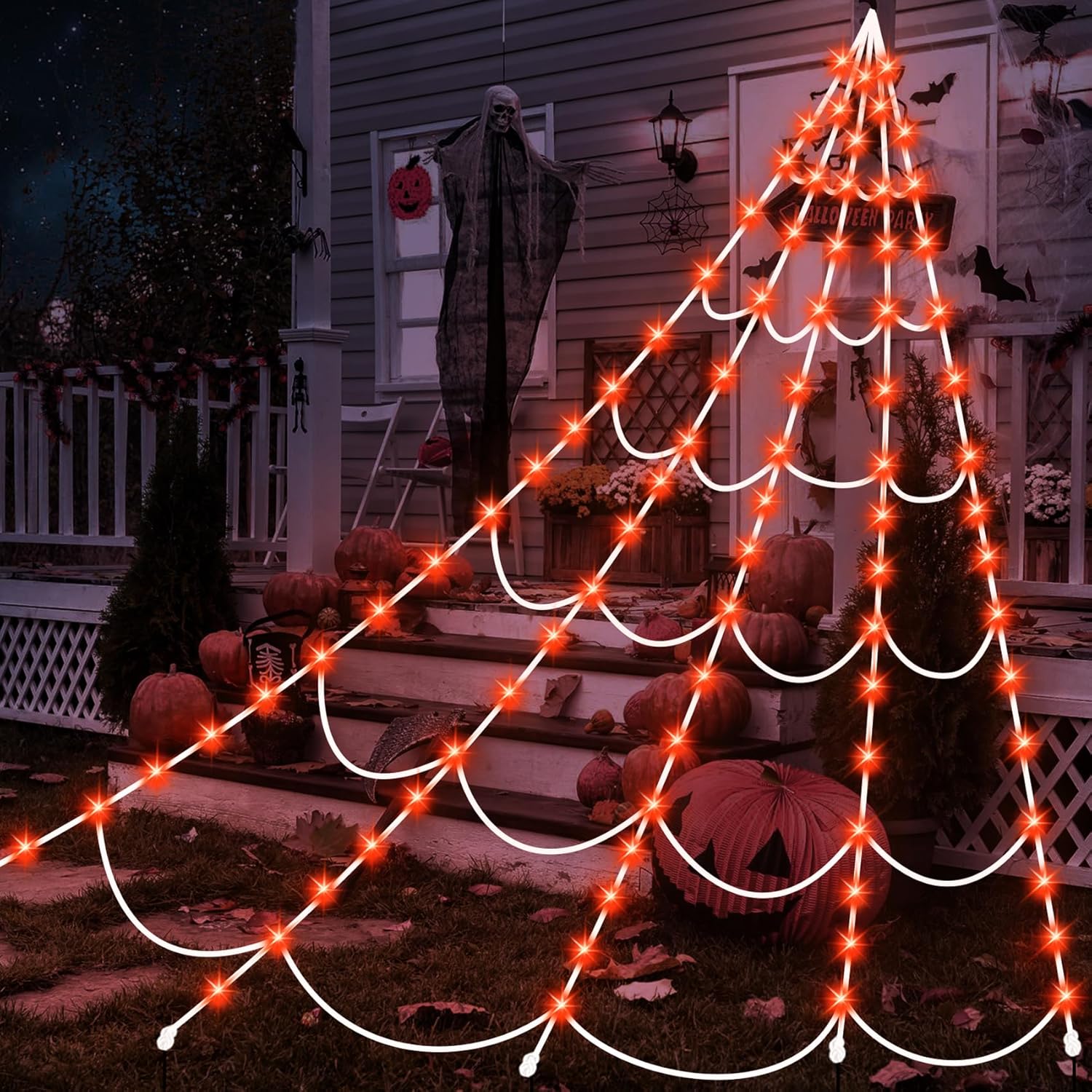Orange 150 LED 16.4 ft option