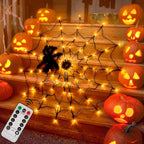 Orange colorway of the 4 ft spider web lights