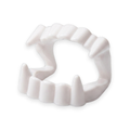 Vampire fangs costume teeth on a white background