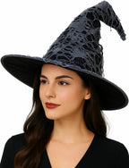 Vintage witch hat in gray
