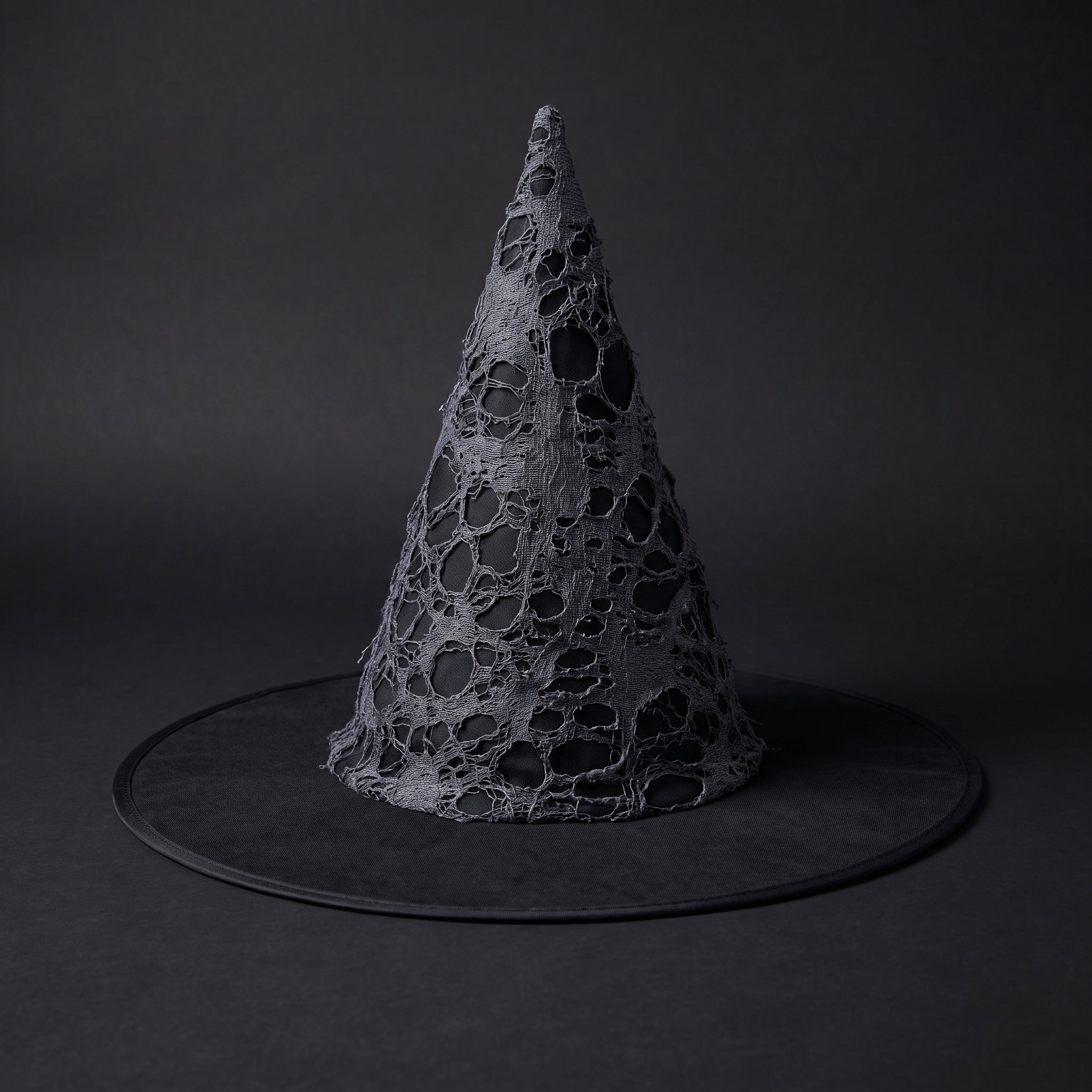 Vintage witch hat brim and crown detail