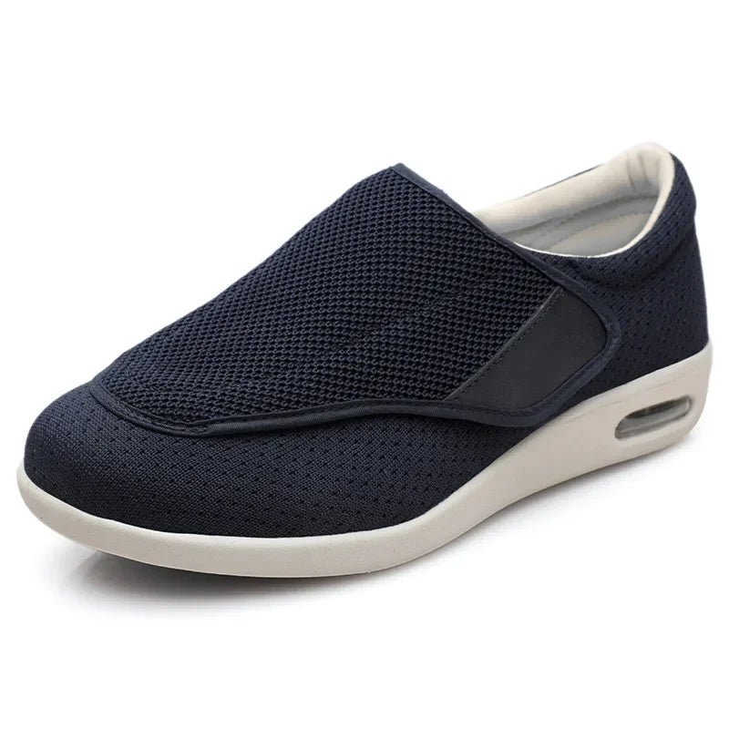 Wide fit walking shoe, colour range