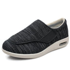 Wide fit walking shoe, back view
