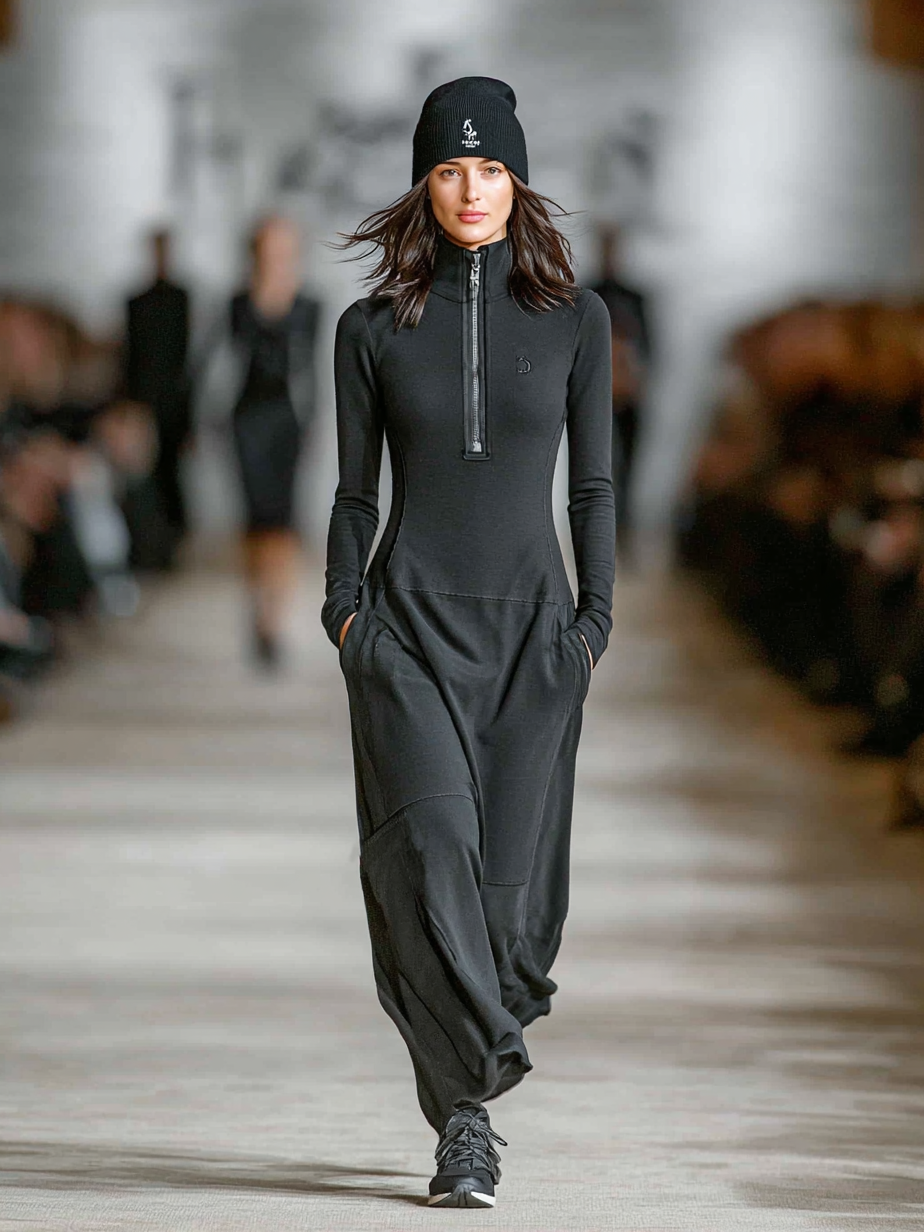 Full length view of the maxi dress